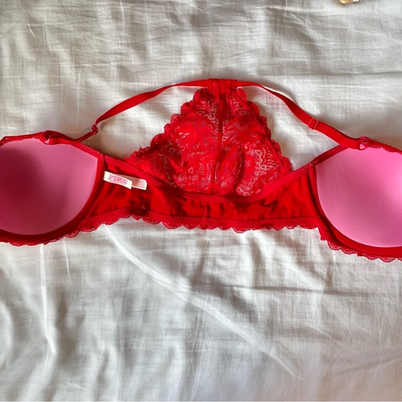PINK Front Clasp Push-up Bra - Picture 5 of 7